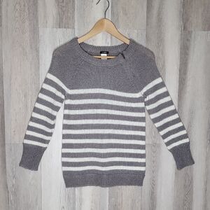 J Crew Womens XS Chalet Stripe Pullover Sweater Wool Mohair Blend Preppy Casual‎